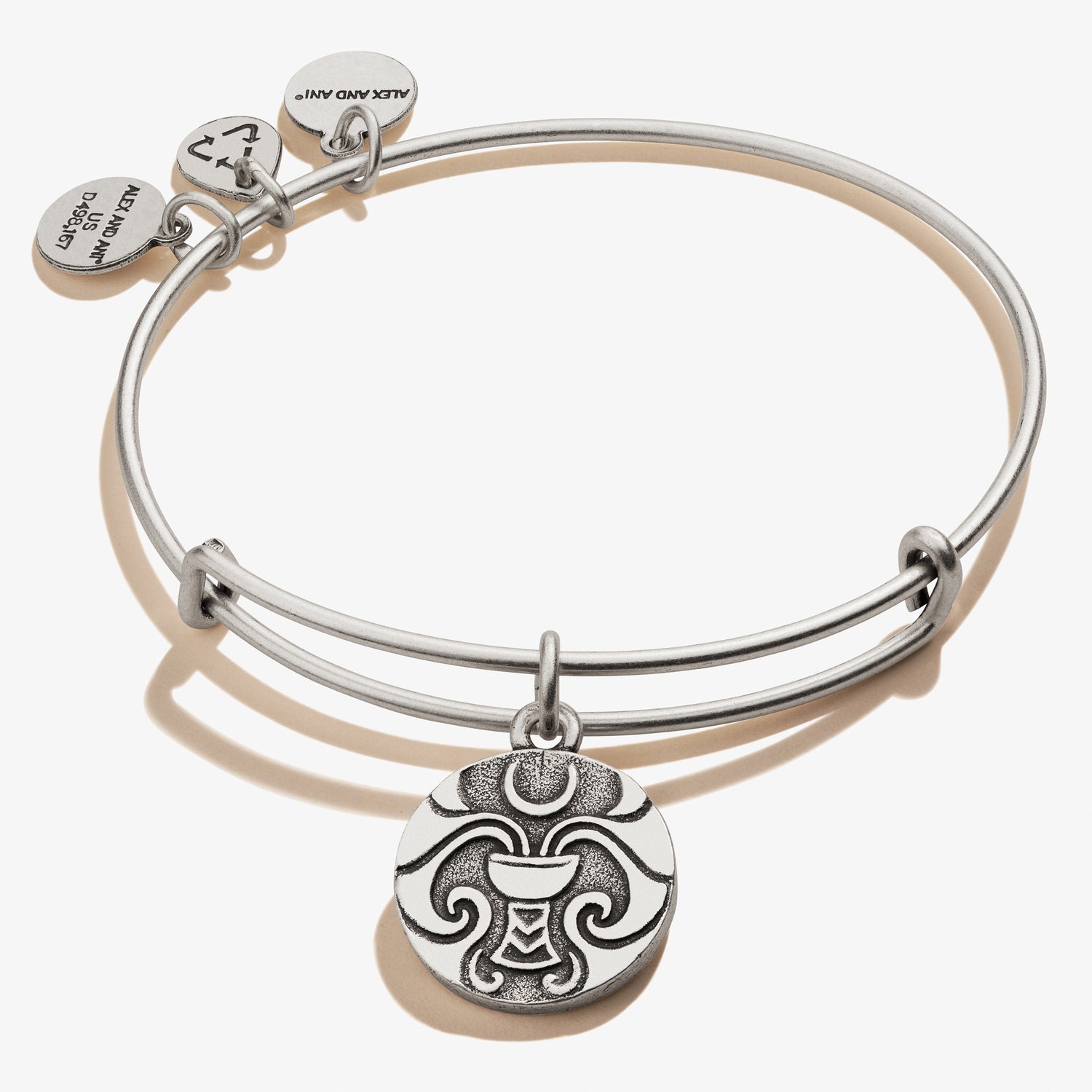 Moon + Star Charm Bangle