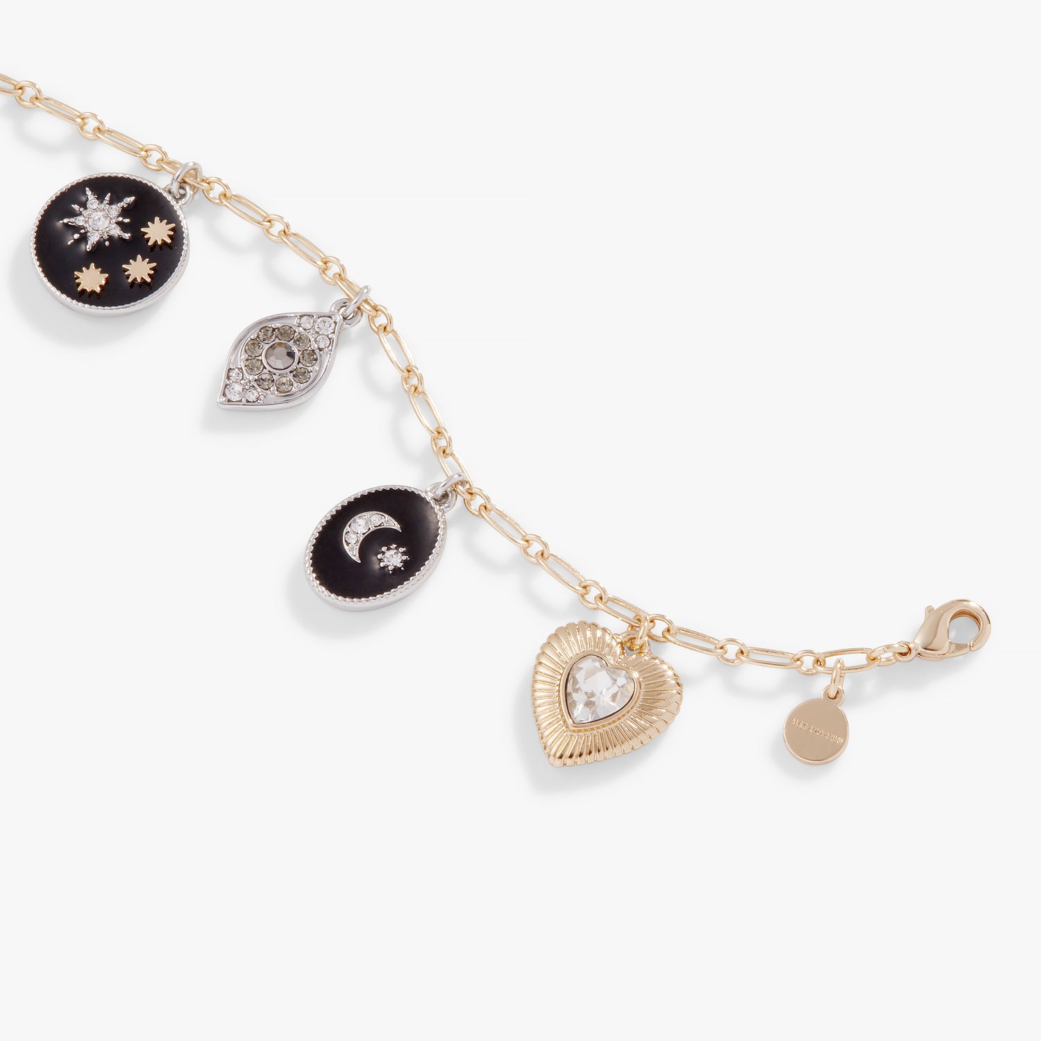 Multi-Charm Celestial Chain Bracelet