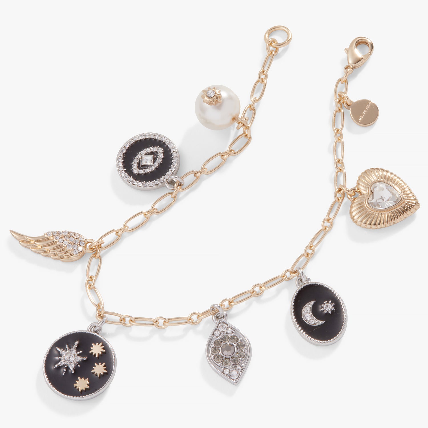 Multi-Charm Celestial Chain Bracelet