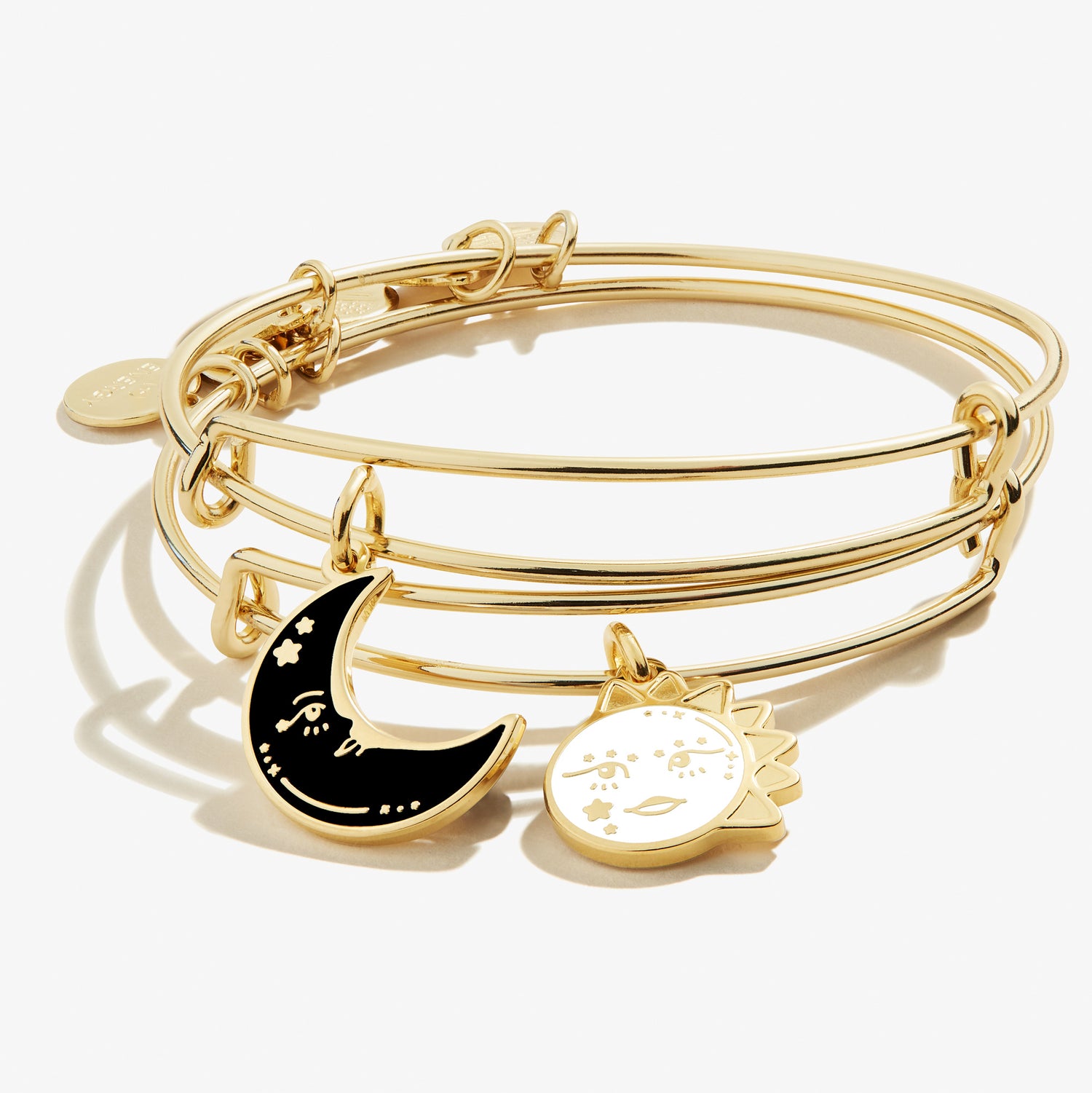 Mystical Best Friends Charm Bangle, Set of 2