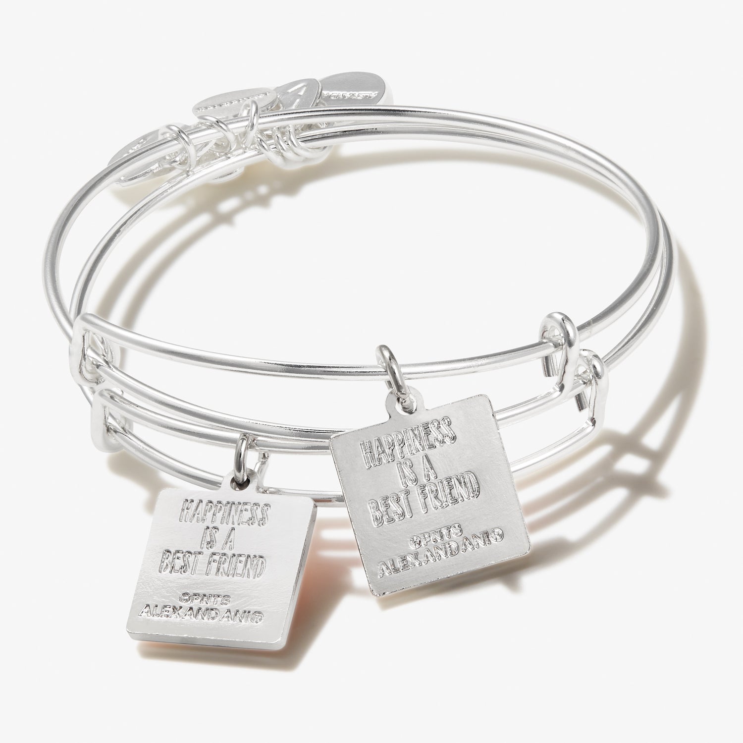 Peanuts™ Snoopy + Woodstock Best Friends Charm Bangles, Set of 2